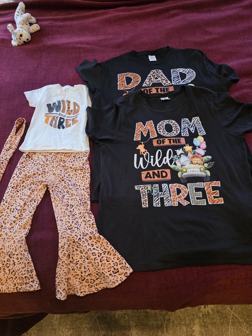 Mom of the Wild and Three Kids Birthday Party Set For Family Bundle